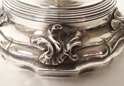 Pair of Silver Candlesticks, Farmers General, Paris, M-A. Leroy, 1780, 18th Century