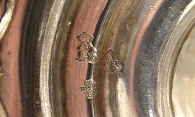 Pair of Silver Candlesticks, Farmers General, Paris, M-A. Leroy, 1780, 18th Century