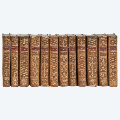 The Master of Saci “The Holy Bible” Printer Guillaume Desprez, Dated 1742, 12 volumes