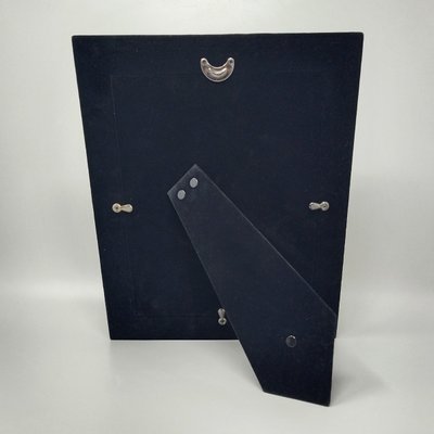 1970s Gorgeous photo frame in silver plated with glass. Made in Italy. The item is in excellent cond
