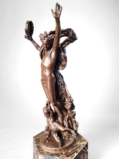 The Genius of Dance – Large bronze sculpture by Jean-Baptiste Carpeaux (1827–1875)