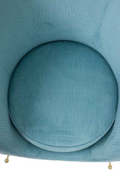 Coppia di poltrone in velluto a coste. Opera contemporanea LS?1809A