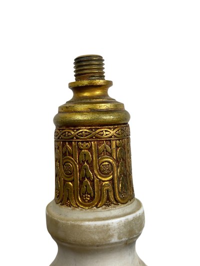 Late 19th Century Biscuit and Gilt Bronze Putti Lamp Base - Empire Style