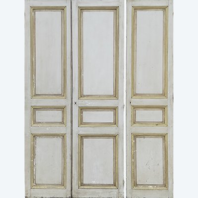 3 Portes De Placard Anciennes époque 1880