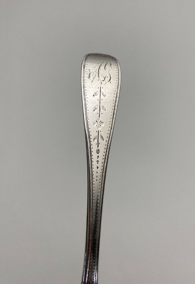 Silver sprinkling spoon 18th century fermiers généraux 93 grams