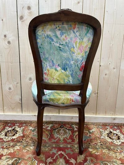 Continuation of 6 Louis Philippe chairs in Rossi Fleuri
