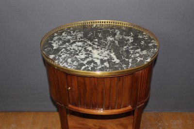 Louis XVI Mahogany Bedside Table, Late 18th Century