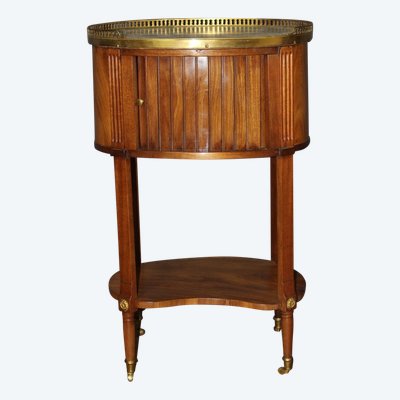 Louis XVI Mahogany Bedside Table, Late 18th Century