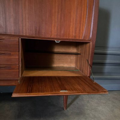 Credenza Highbord di Johannes Andersen modello UM18 in teak Danimarca