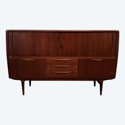 Credenza Highbord di Johannes Andersen modello UM18 in teak Danimarca