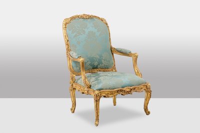 Salon de style Louis XV à chassis en bois doré. Circa 1880. LS61405700/5B