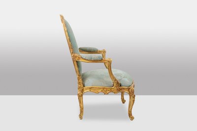 Salon de style Louis XV à chassis en bois doré. Circa 1880. LS61405700/5B