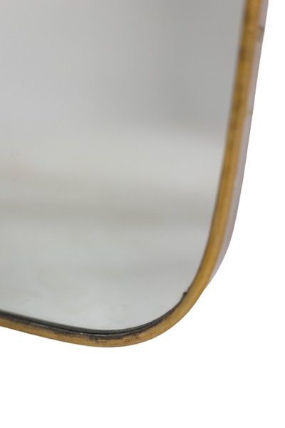 Pair of "gendarme hat" shaped mirrors. 1970s. LS62581108/2L