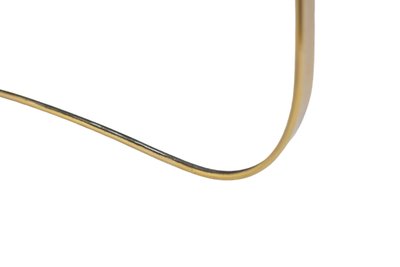 Mirror set with a gilded brass rod. 1970s. LS6259459H