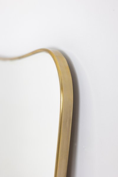 Mirror set with a gilded brass rod. 1970s. LS6259459H