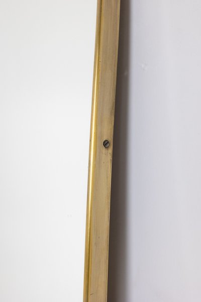 Mirror set with a gilded brass rod. 1970s. LS6259459H