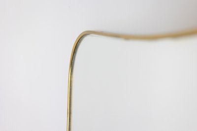 Mirror set with a gilded brass rod. 1970s. LS6259459H