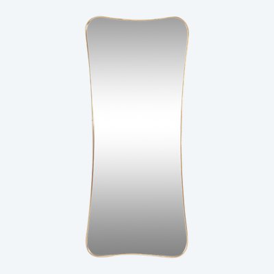 Mirror set with a gilded brass rod. 1970s. LS6259459H