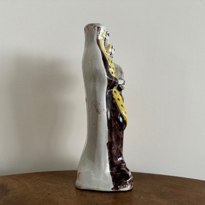 Virgin and Child in 18th century earthenware