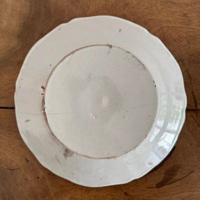 Assiette XVIIIe Nevers 1706 L'Archevêque de Paris plus Amis des Dames