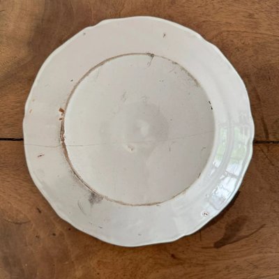 Assiette XVIIIe Nevers 1706 L'Archevêque de Paris plus Amis des Dames