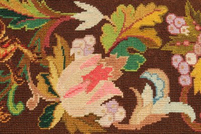 Tapestry valance with griffins, bunches of grapes and flowers in the Renaissance style