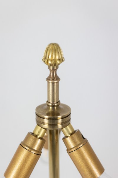 Casa Carlo. Lampada “Egg” in resina frattale e bronzo. Circa 1970. LS6366908Y