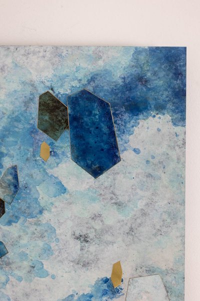 Decorative panel entitled “Fragmentations – VII”. Work of an artisan. LS6377