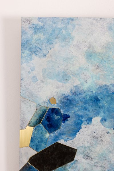 Decorative panel entitled “Fragmentations – VII”. Work of an artisan. LS6377