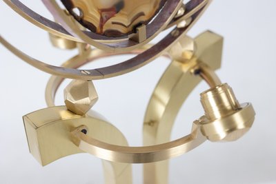 Armillary lamp model "Delamarche". Work of art craftsmanship. LS63813309M