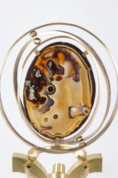 Armillary lamp model "Delamarche". Work of art craftsmanship. LS63813309M