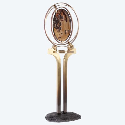 Armillary lamp model "Delamarche". Work of art craftsmanship. LS63813309M