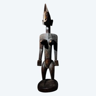 Grande statua femminile in stile cubista Bambara Mali