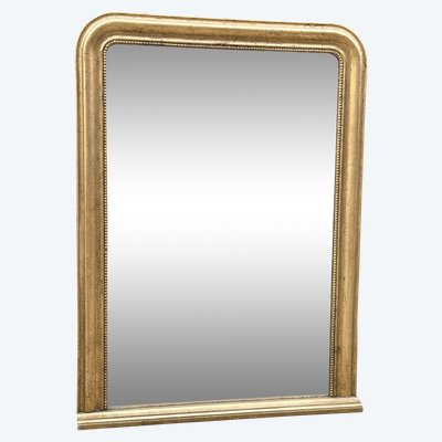 Louis Philippe period mirror in wood and stuck 150 x 110 cm