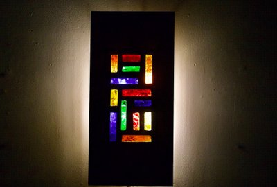 Brutalist wall light