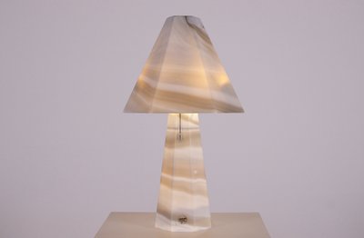 Lampe en verre marbré « Carrara » Peill & Putzler.