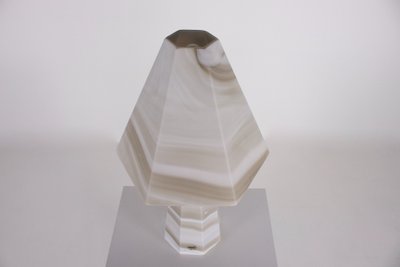 Lampe en verre marbré « Carrara » Peill & Putzler.