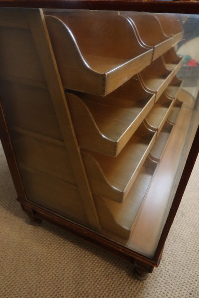 12-drawer store display case