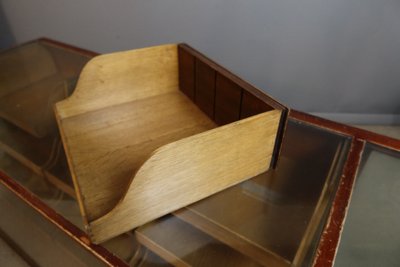 12-drawer store display case