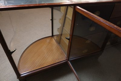 12-drawer store display case