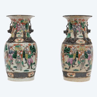 Paire de vases canton