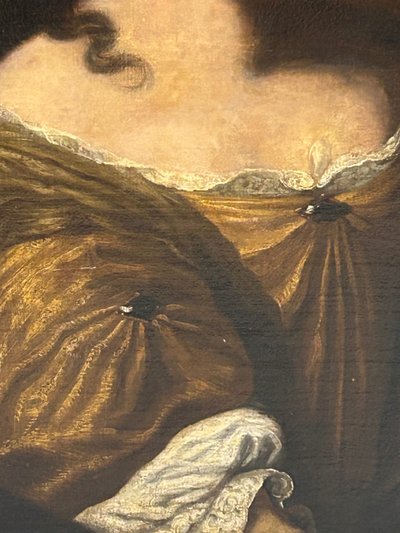 Presumed Portrait of Hortense Mancini after Jacob Ferdinand Voet - Oil on Canvas, 17th Century