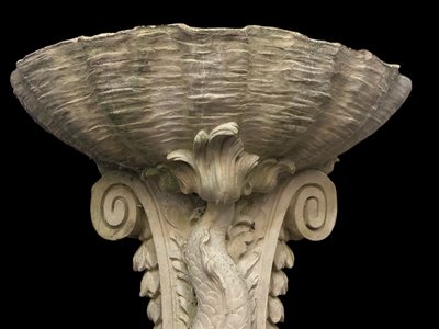 Louis XV Style Wall Fountain in Reconstituted Stone, Early 20th Century