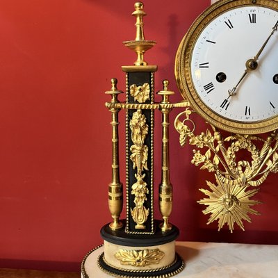 Portico clock, late 18th century