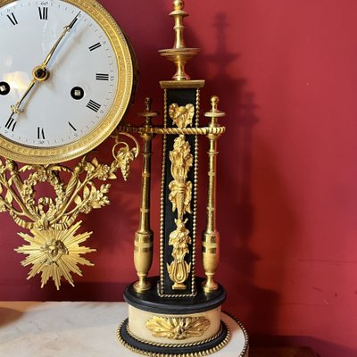 Portico clock, late 18th century