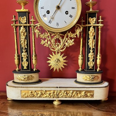 Portico clock, late 18th century