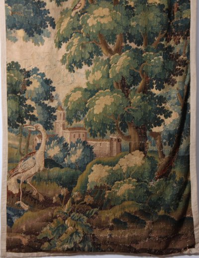  Verde con uccelli, arazzo di Aubusson, fine XVII-inizio XVIII secolo