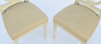 8 modern lyre chairs