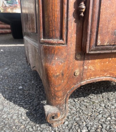 Louis XV Period Sideboard in Oak and Fir