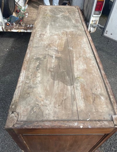 Louis XV Period Sideboard in Oak and Fir